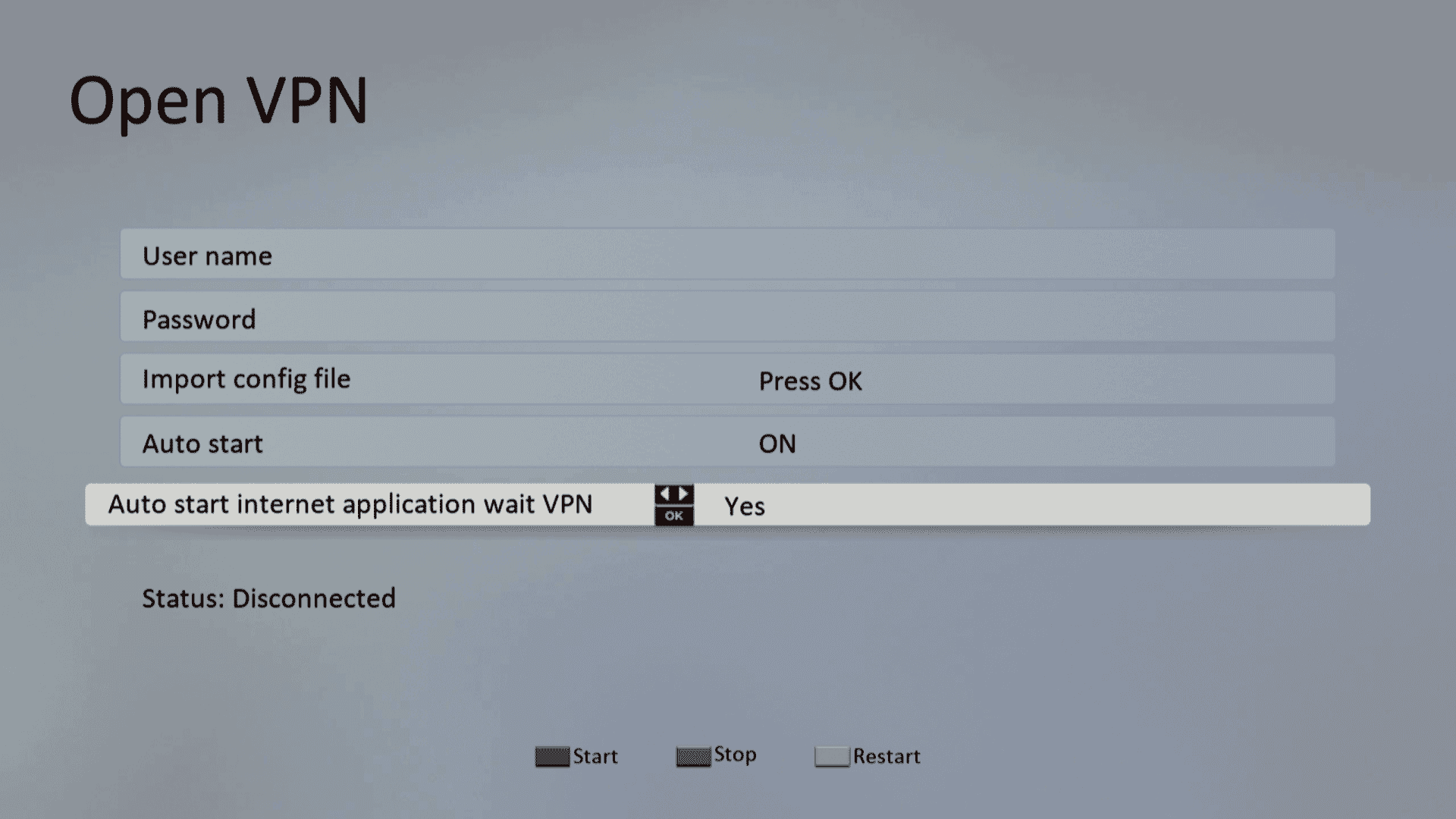 IPTV boks - vent på VPN førend der etableres forbindelse til andet